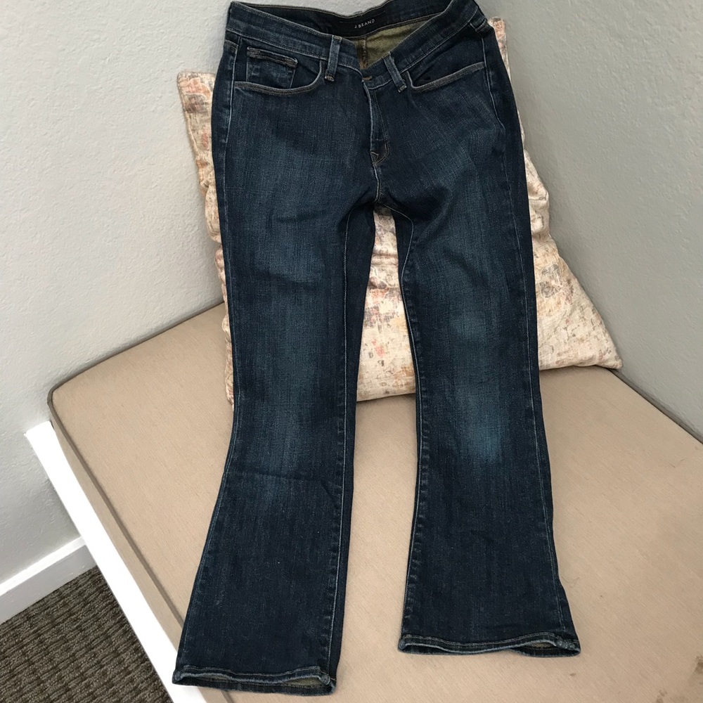 J Brand selena cropped boot cut, rise, jean